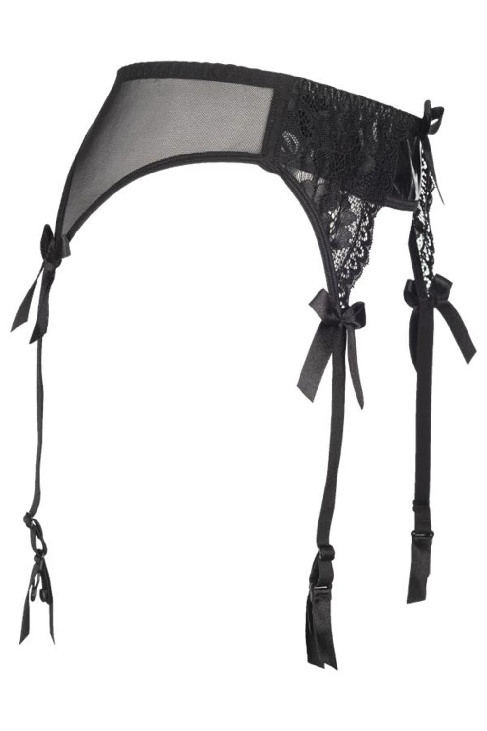 Axami Plus-Size Strumpfgürtel mit schwarzen Glanz-Material Axami Plus-Size Strumpfgürtel mit schwarzen Glanz-Material