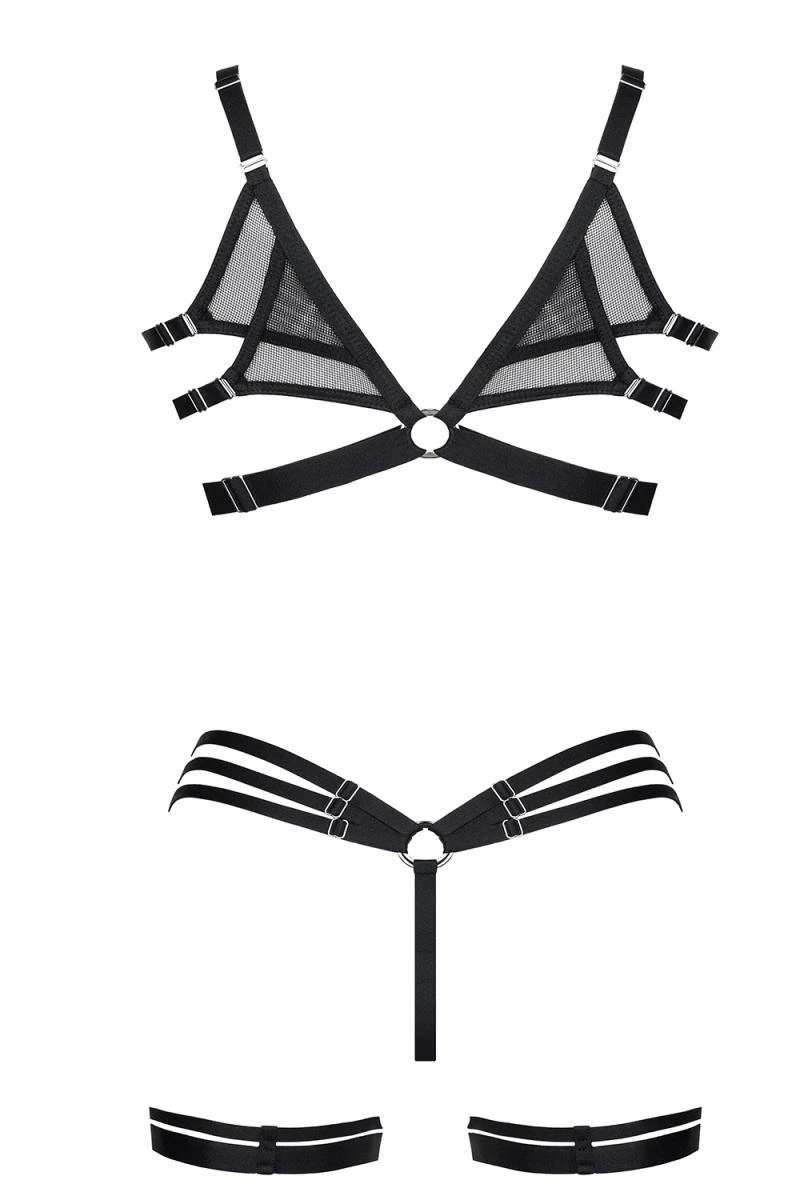 Sexy Straps-Set mit Gummibändern LX Collection