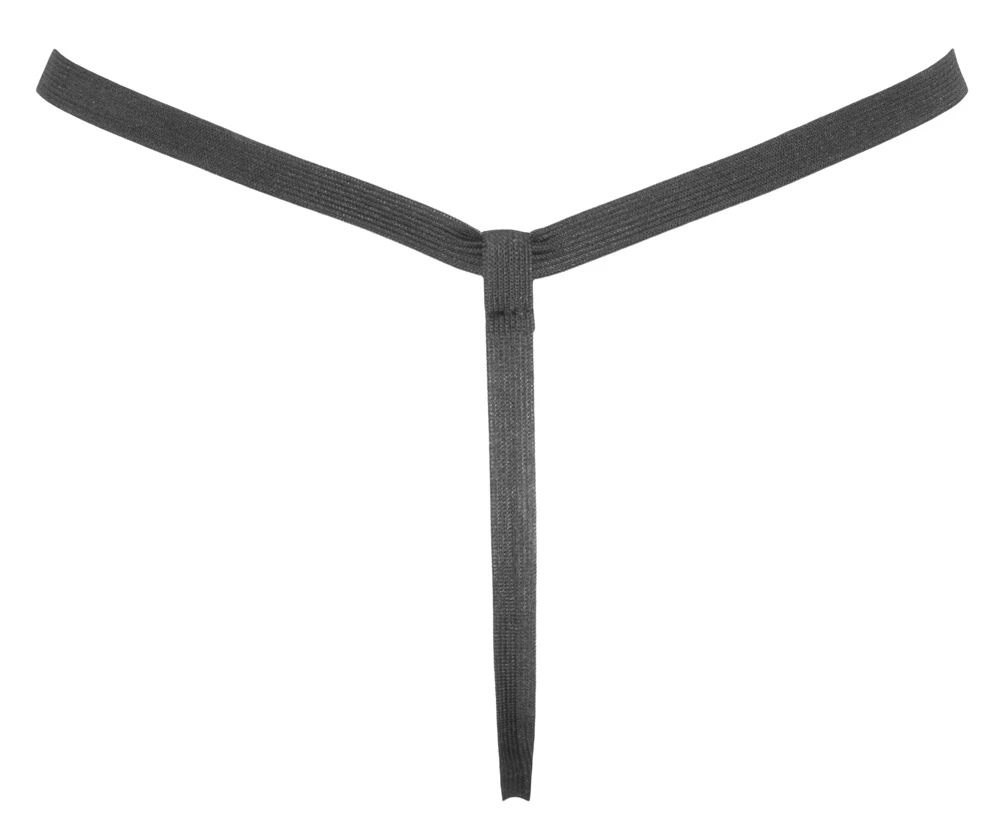 String von Black Level mit schwarzer glänzender Lackfront. Seitlich und hinten mit Stretchbändern für die optimale Passform.