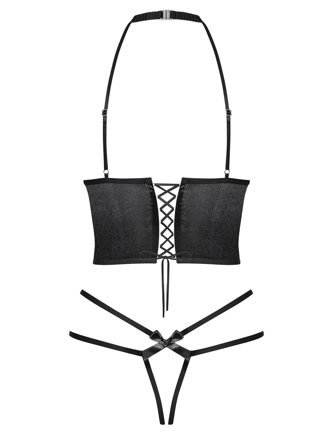 Dessous Set mit süßen Schleifen