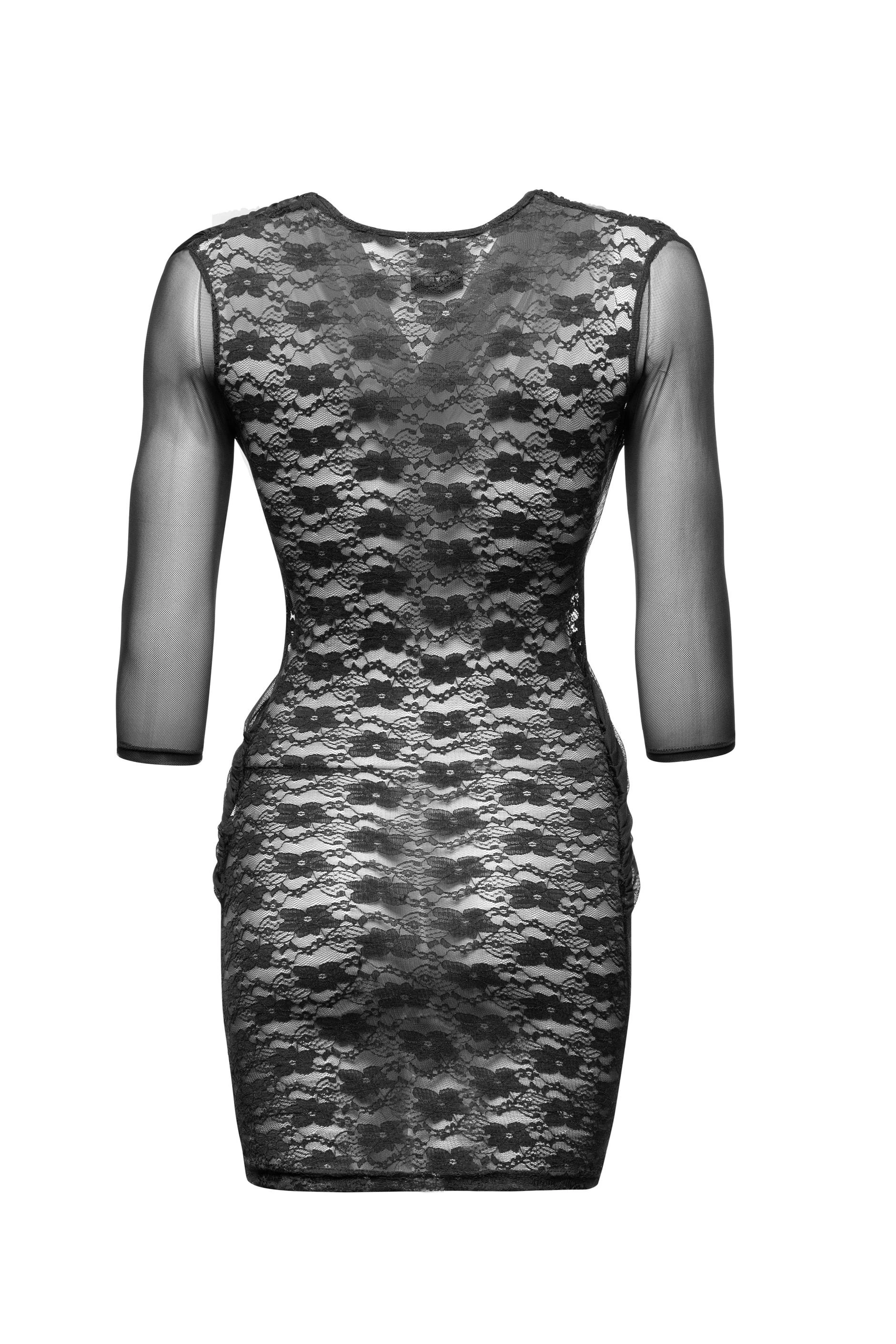 Schwarzes Minikleid F113B von Noir Handmade