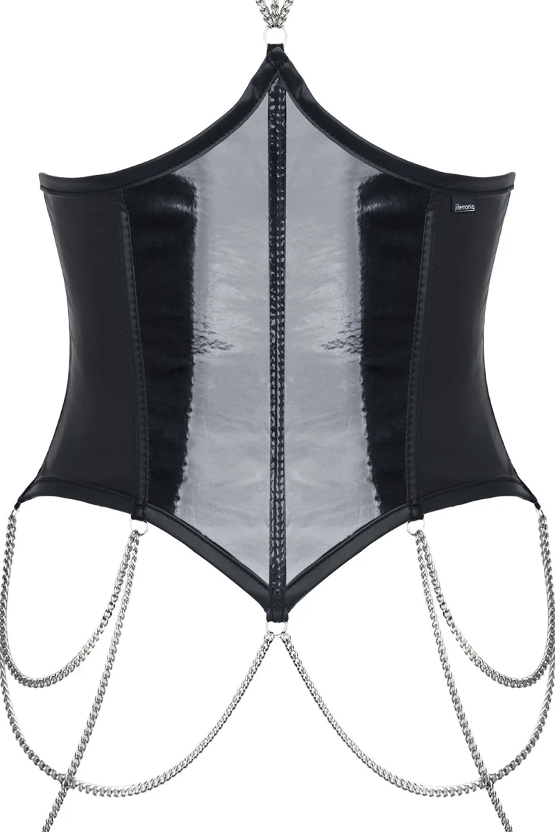 Hot Korsett und Panty mit Metallketten