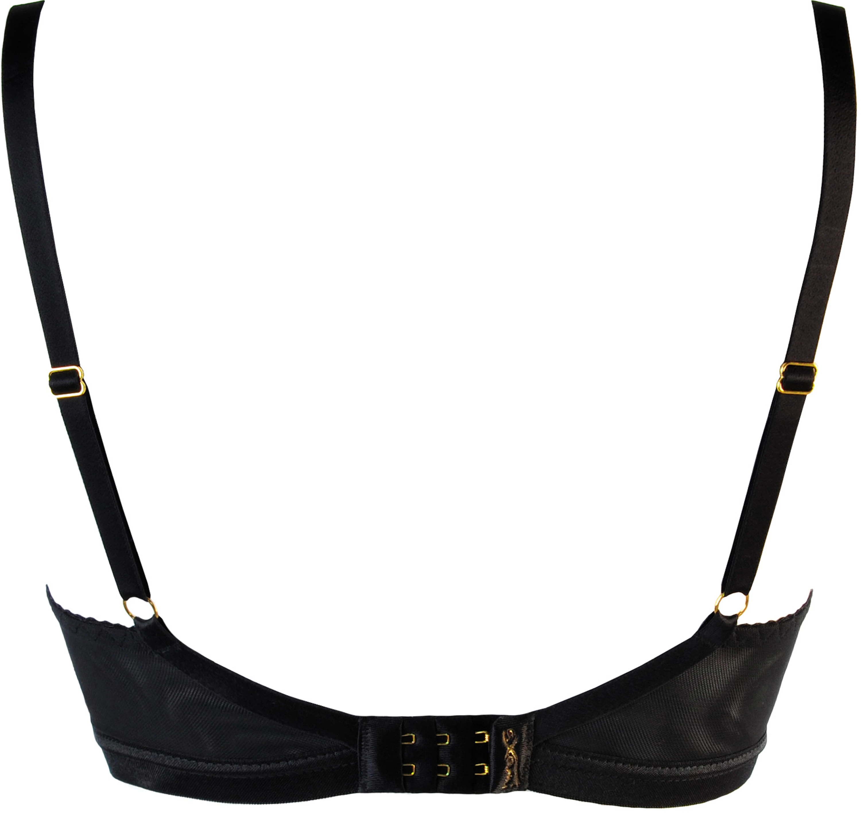 Axami Soft BH aus schwarzer weicher Spitze und Tüll mit Bügel und Trägern, Romantik Lingerie Axami Soft BH aus schwarzer weicher Spitze und Tüll mit Bügel und Trägern, Romantik Lingerie