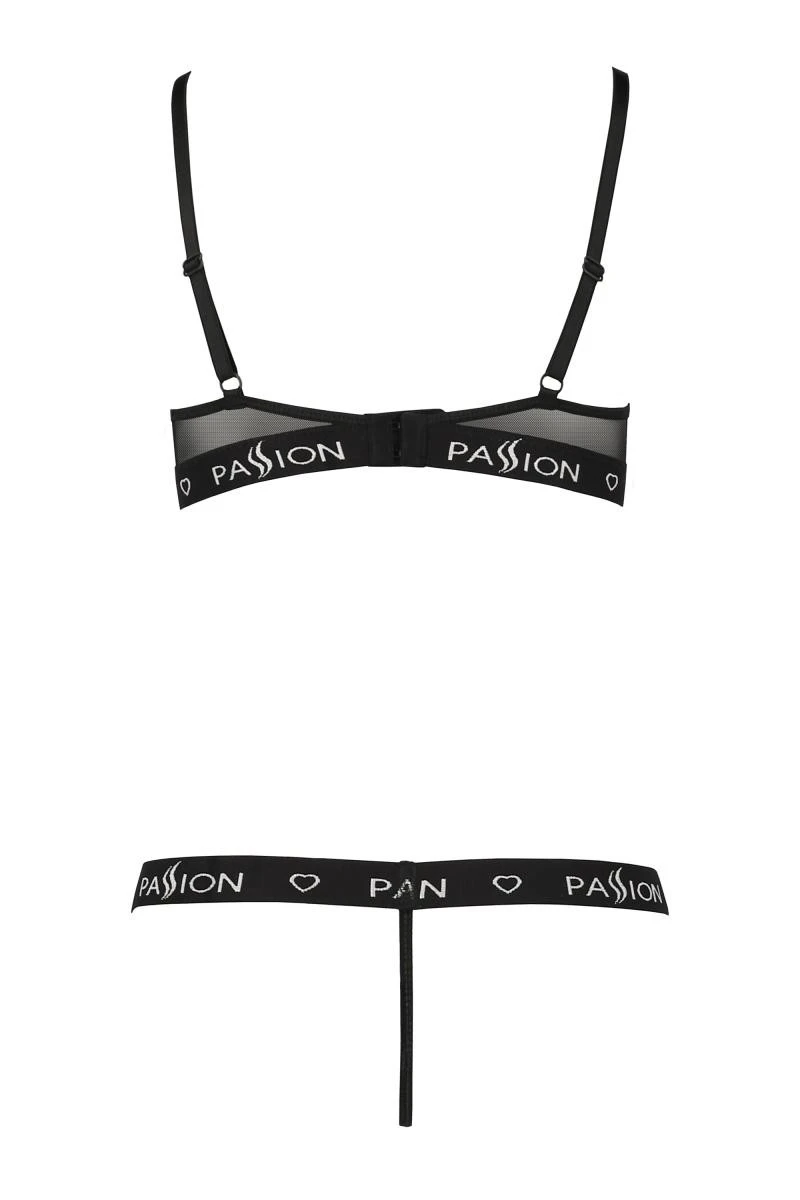 Dessous Set mit Bändern und Logo von Passion Dessous