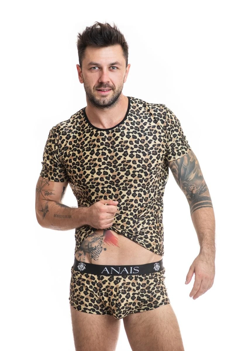 Herren T-Shirt aus blickdichtem Stoff von Anais for Men