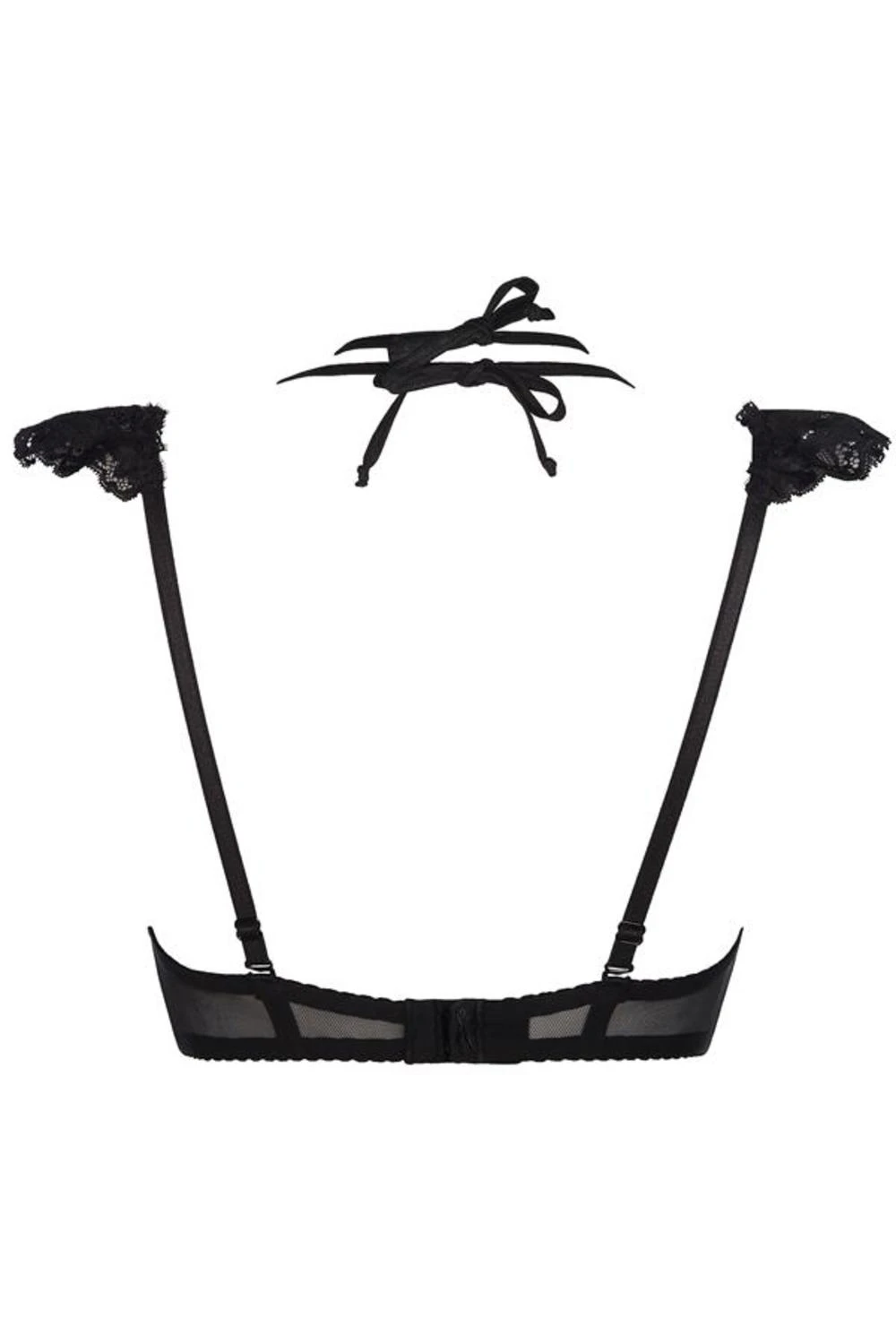 Axami Erotischer Neckholder-Bügel-Hebe-BH Bondage Look am Hals