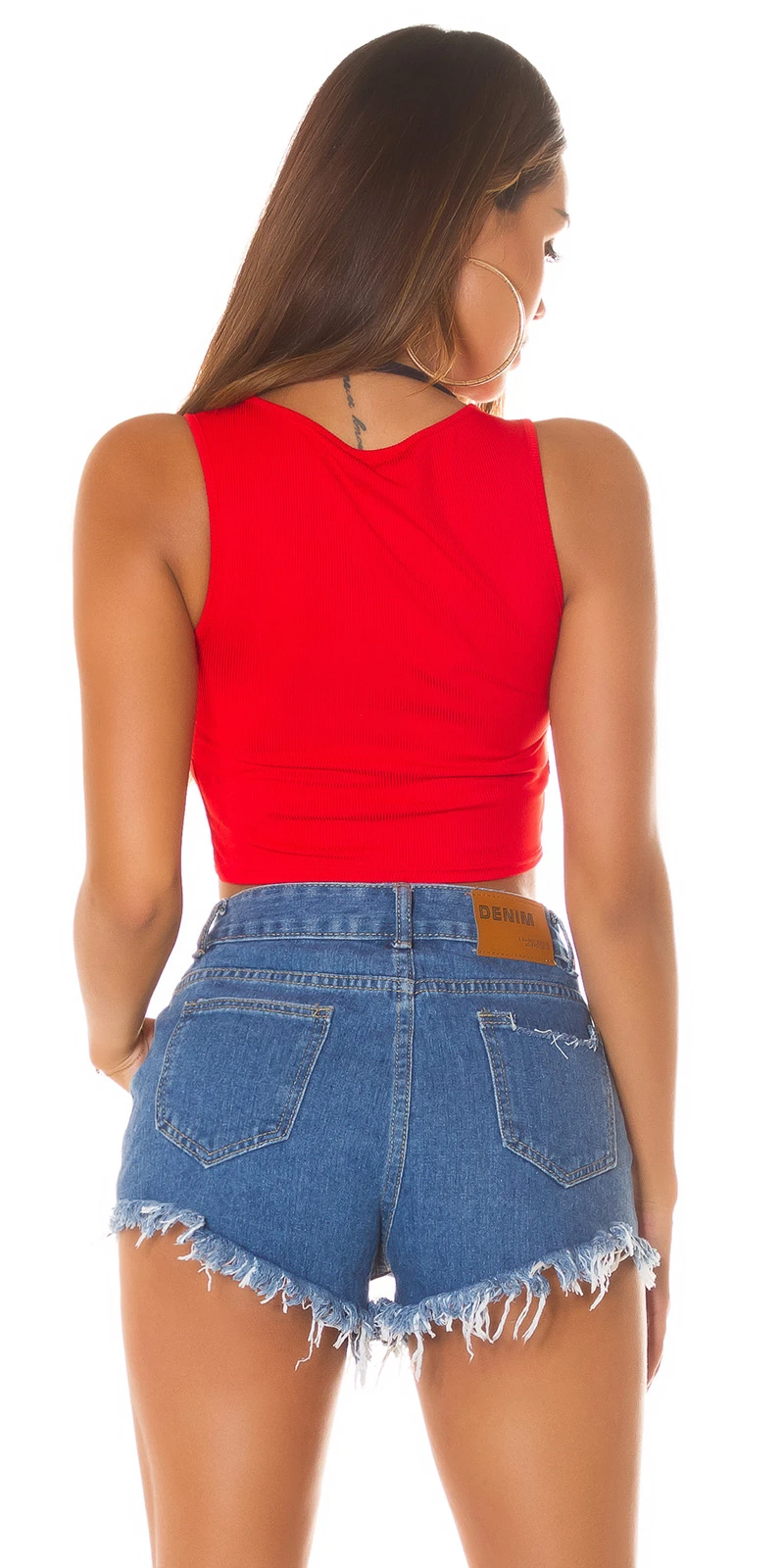 Crop Top mit großem Cut Out von Koucla Crop Top mit großem Cut Out von Koucla