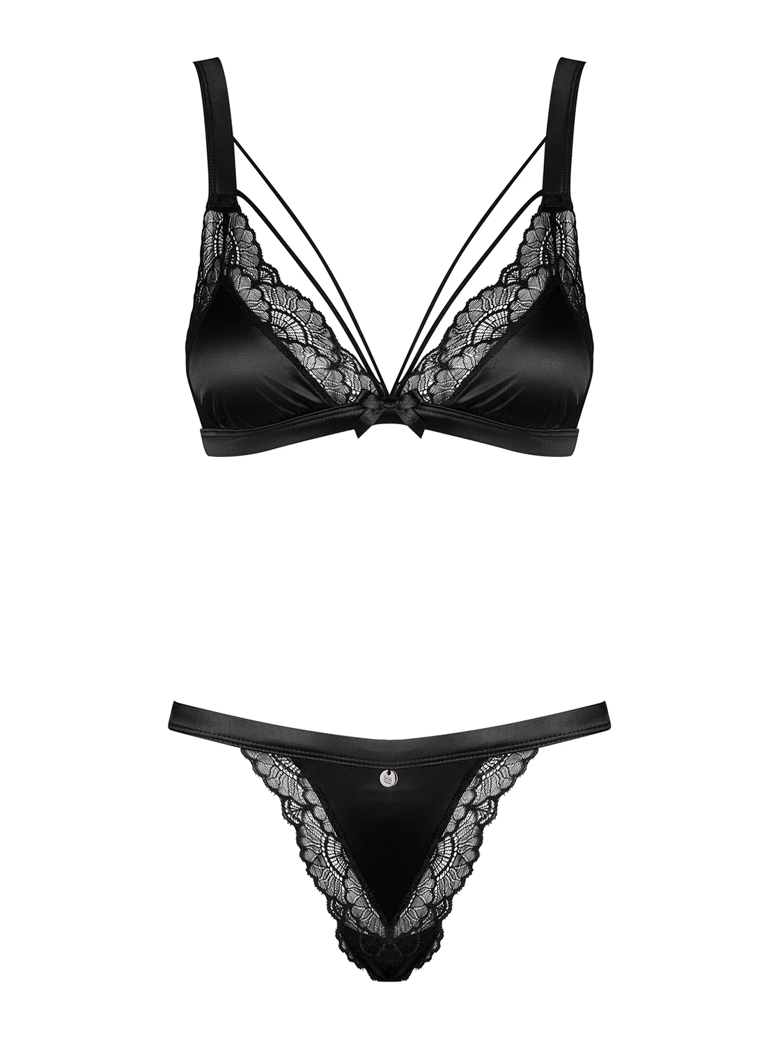 Entzückendes Dessous Set mit transparenter Spitze