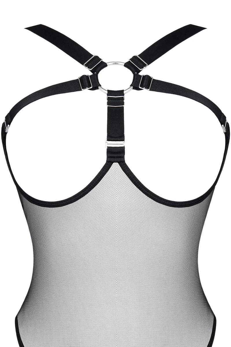 Durchsichtiger Netzbody mit Gummibändern LX Collection