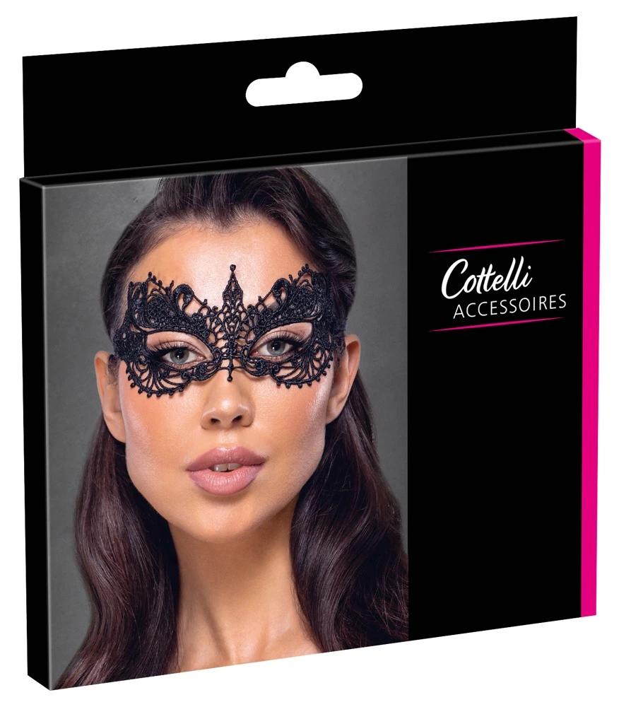 Cottelli ACCESSOIRES Augenmaske – filigrane Spitze, weiche Passform & geheimnisvoller Look für besondere Momente
