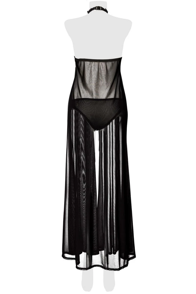 Langes transparentes Negligee von Grey Velvet