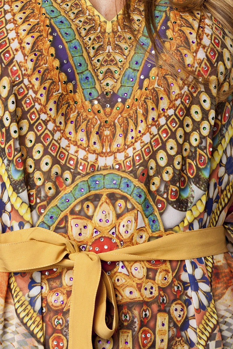 Kaftan mit Strass
