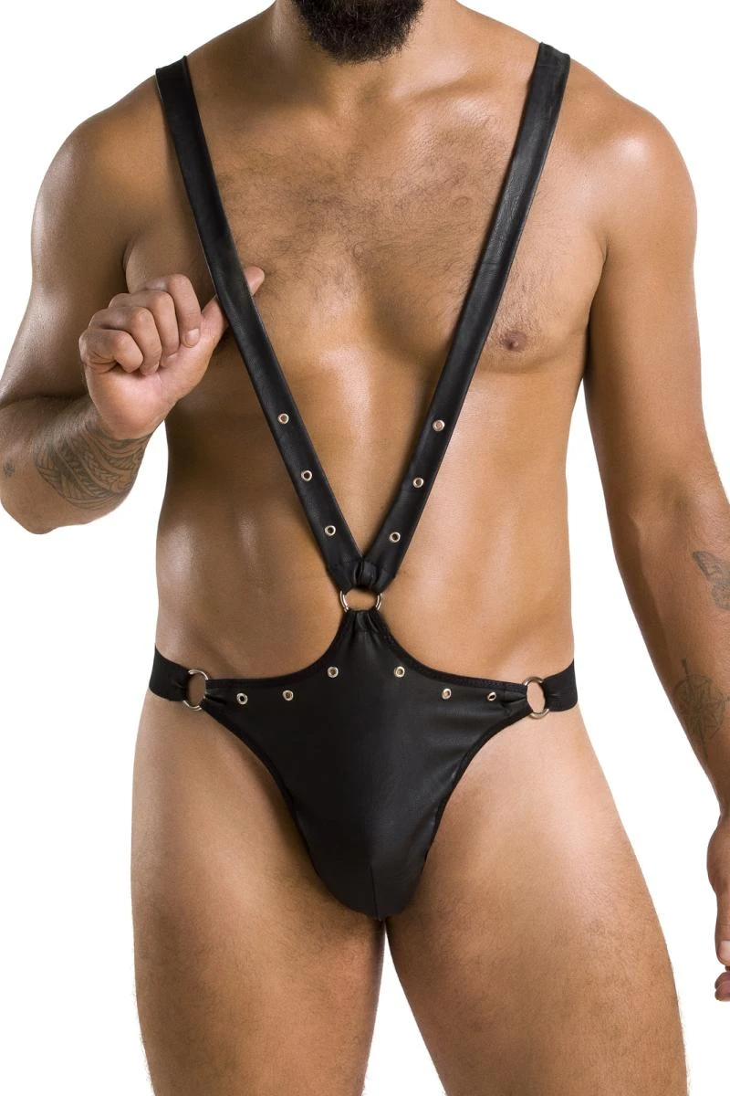 Herren String-Body 028 mit Gummibänder von Passion Menswear