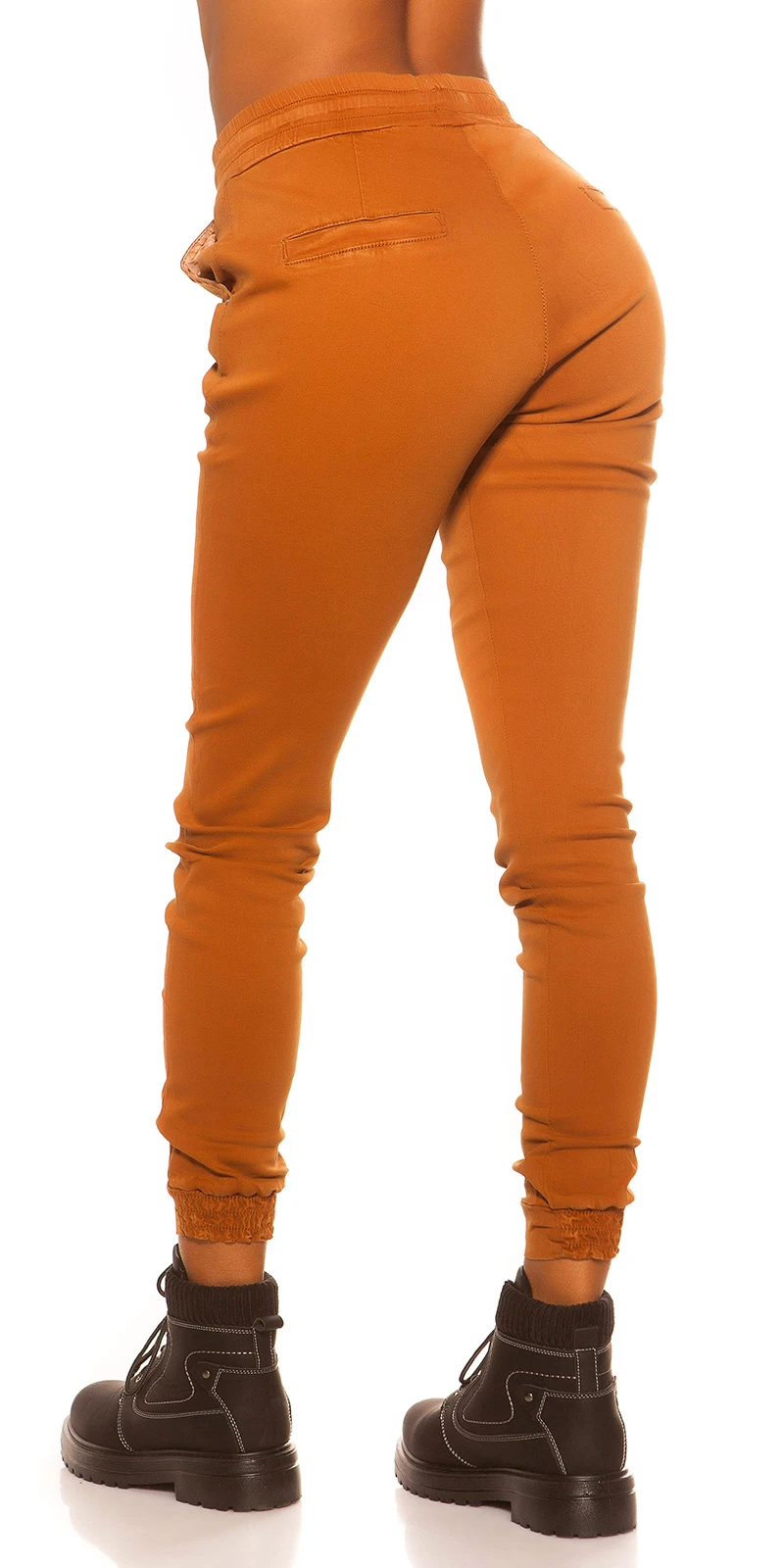 Casual High Waist Hose mit Tunnelzug-Bändel