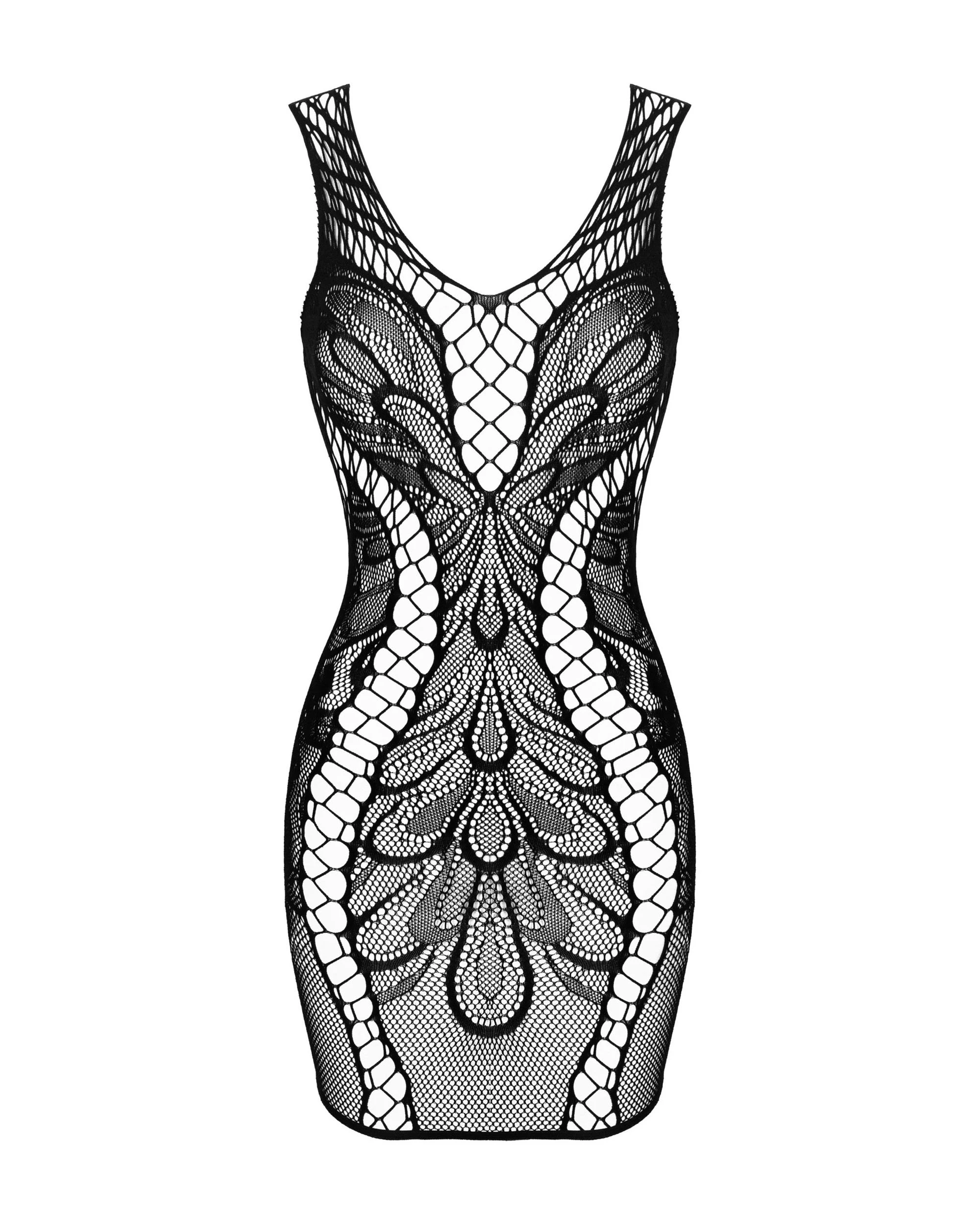 Transparentes Netzkleid D608 von Obsessive