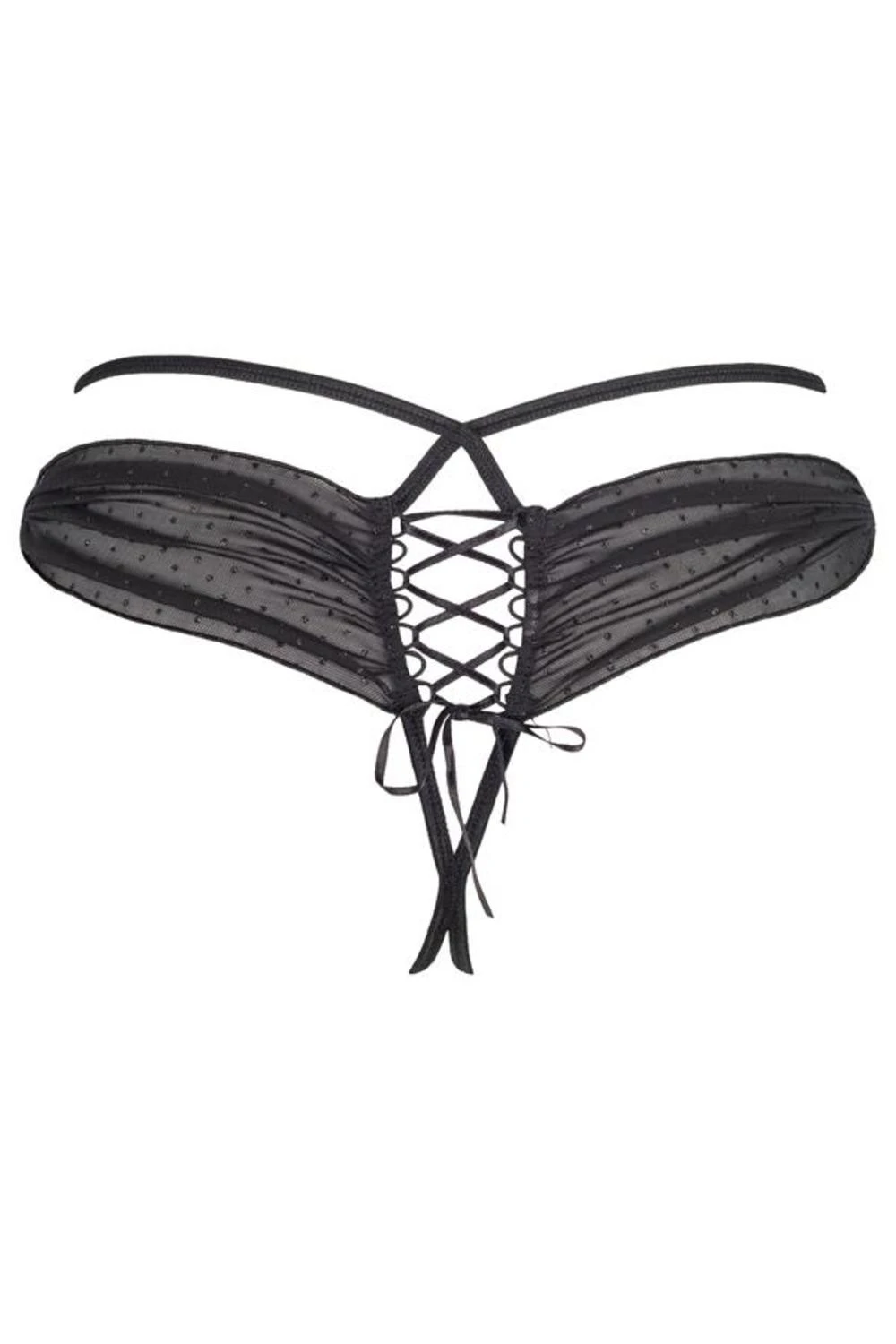 Axami sexy ouvert String mit floraler Spitze