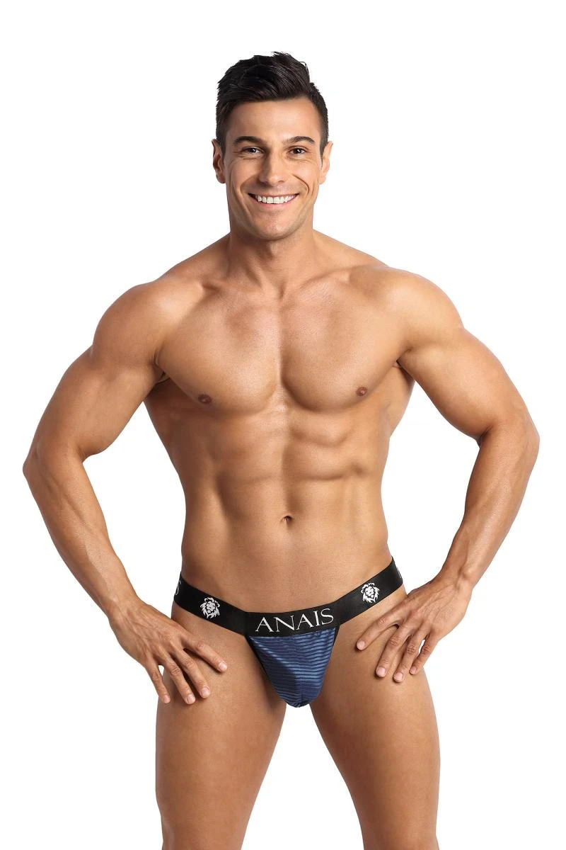 Herren Jock Strap 052808 dehnbar mit Streifen von Anais for Men