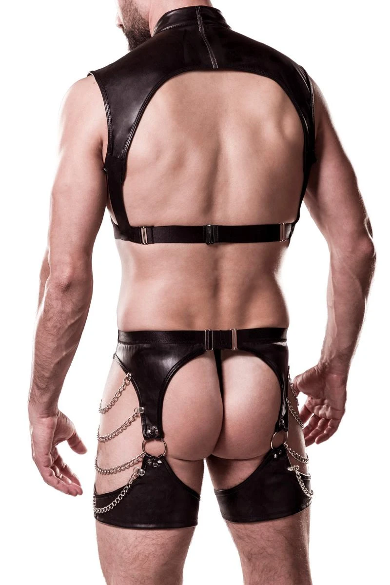 Herren Erotik Harness-Set von Grey Velvet Men