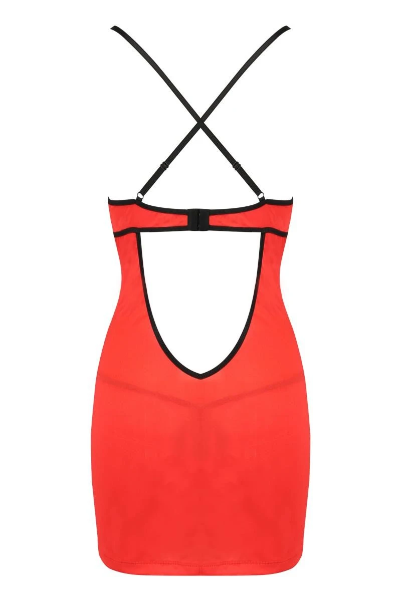 Chemise mit Spitzeneinsatz von Passion Dessous