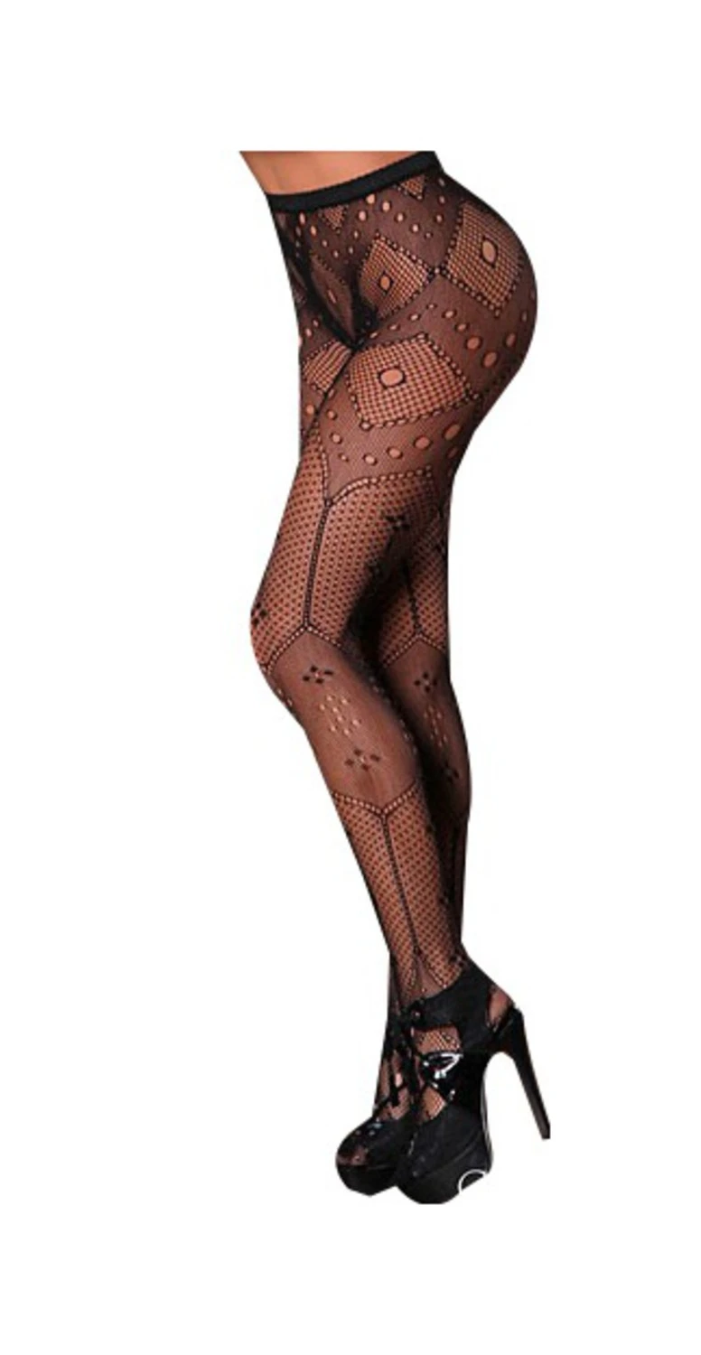 Gemusterte Netzstrumpfhose PR4154 von Provocative Dessous