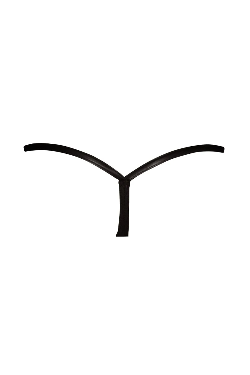 Schwarzer String F119S von Noir Handmade Schwarzer String F119S von Noir Handmade