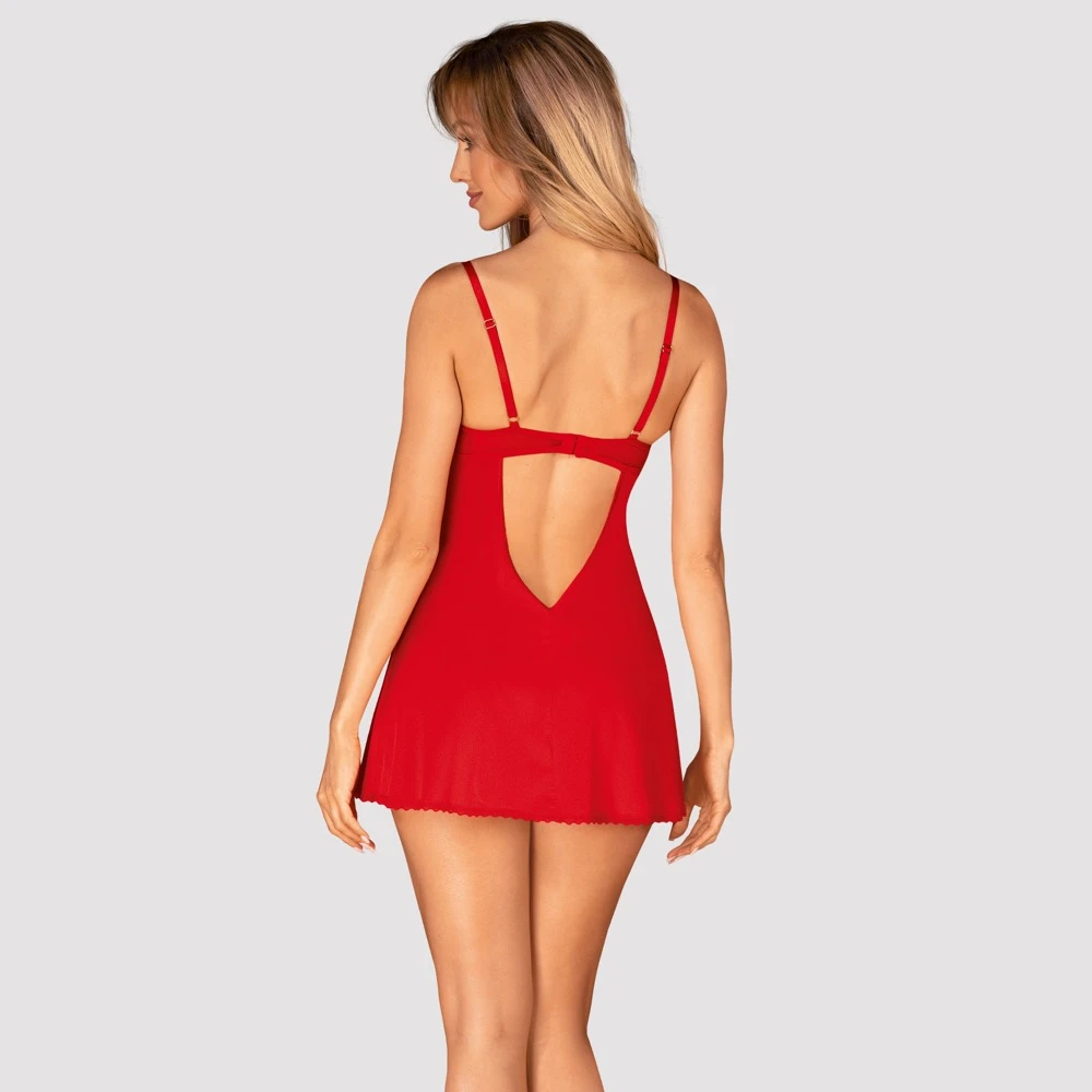 Obsessive das verführerische Kleid Ingridia mit String umschmeichelt weibliche Formen und besticht mit seiner zeitlosen Eleganz. Obsessive das verführerische Kleid Ingridia mit String umschmeichelt weibliche Formen und besticht mit seiner zeitlosen Eleganz.