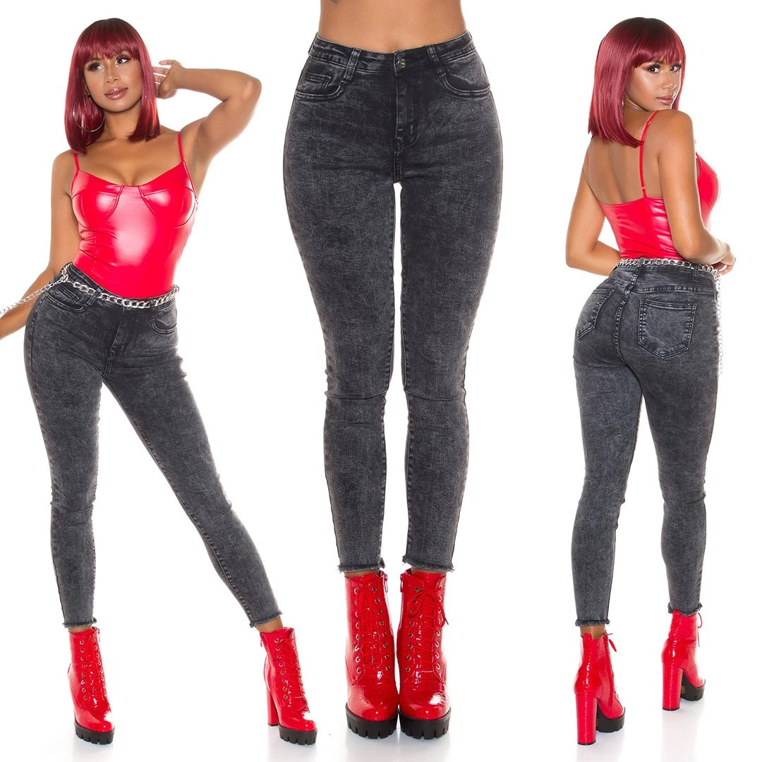 Washed out Skinny High Waist Jeans Washed out Skinny High Waist Jeans