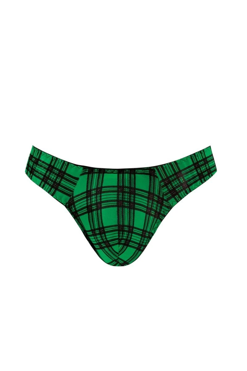 Herren String 052776 transparent mit Karo Muster von Anais for Men