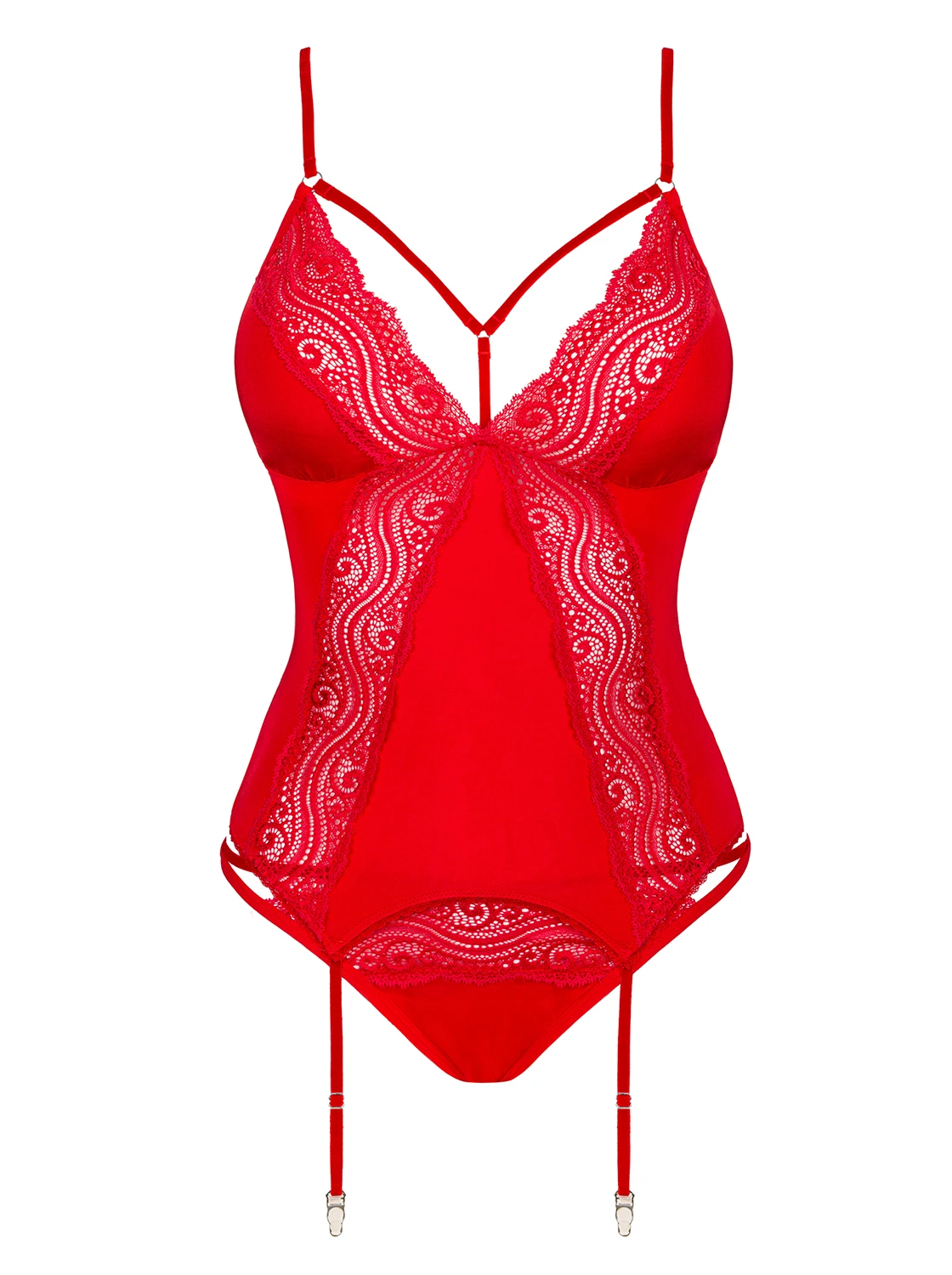 Reizende Corsage aus weichem elastischen Multistretch mit String