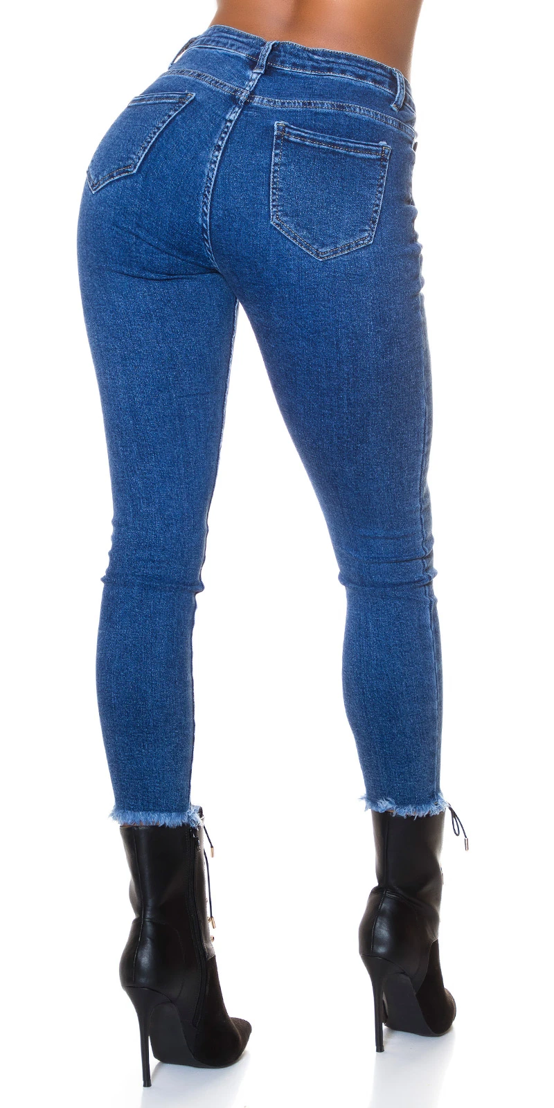 Used Look High Waist Skinny 7/8 Jeans Used Look High Waist Skinny 7/8 Jeans
