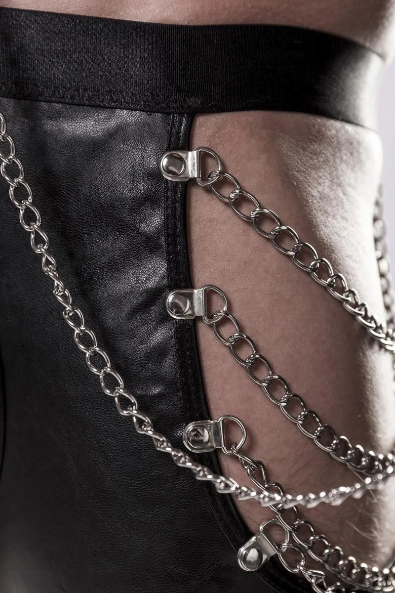 5-teilges Herren Bondage Set mit abnehmbaren Ketten von Grey Velvet