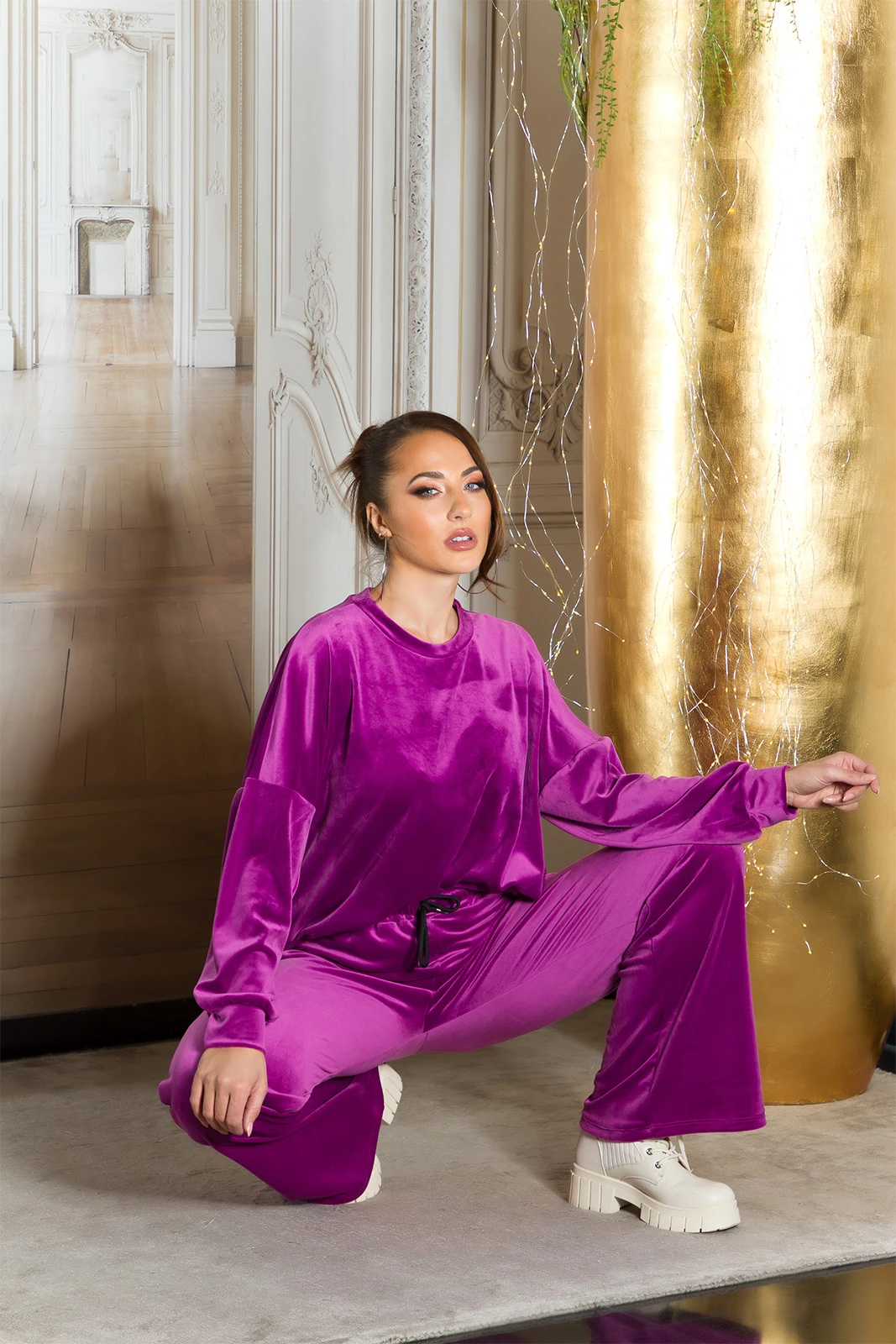 Loungewear 2Piece Set Schlaghose + Pulli Loungewear 2Piece Set Schlaghose + Pulli