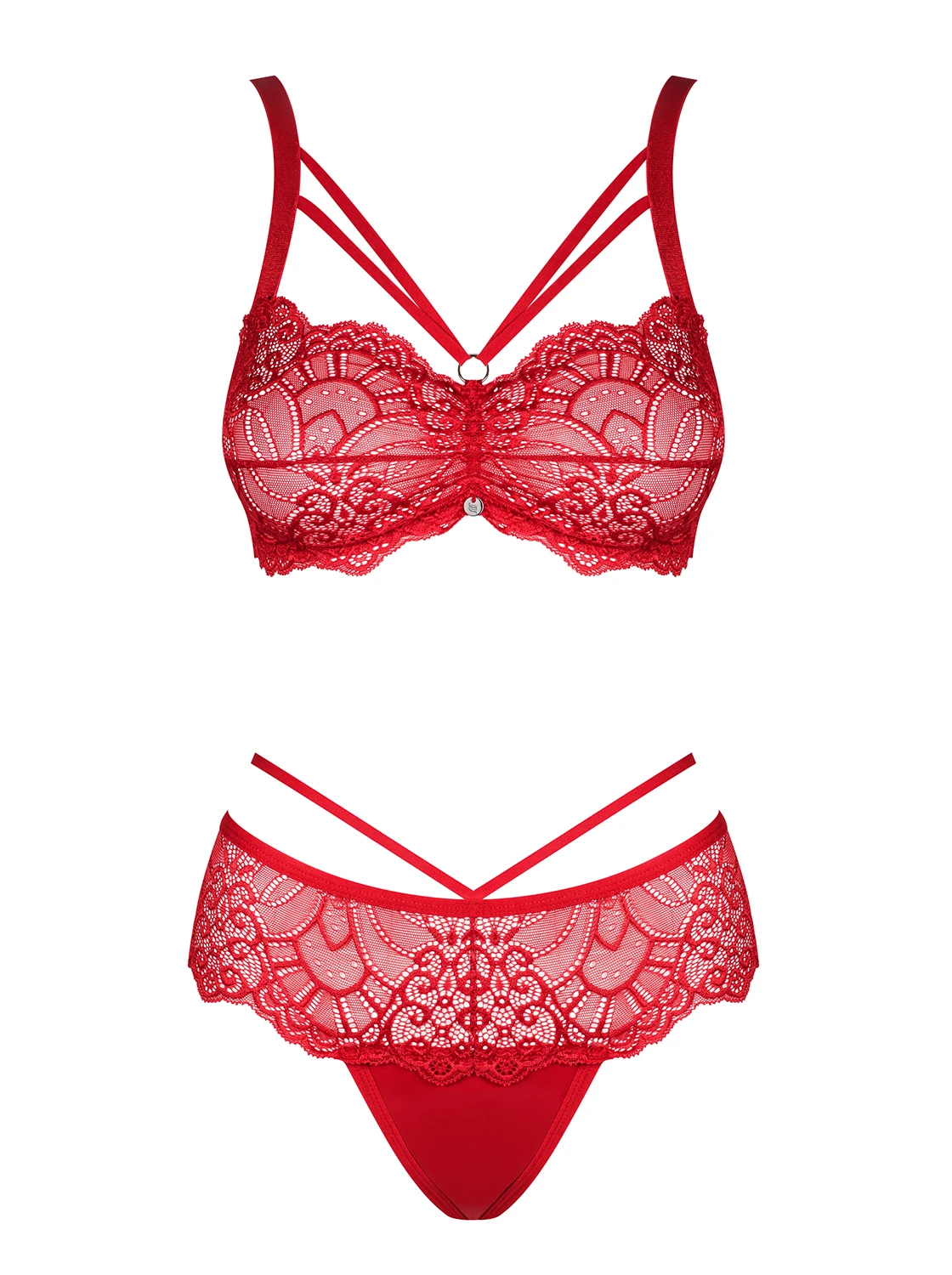Bezauberndes Dessous Set mit floralem Muster