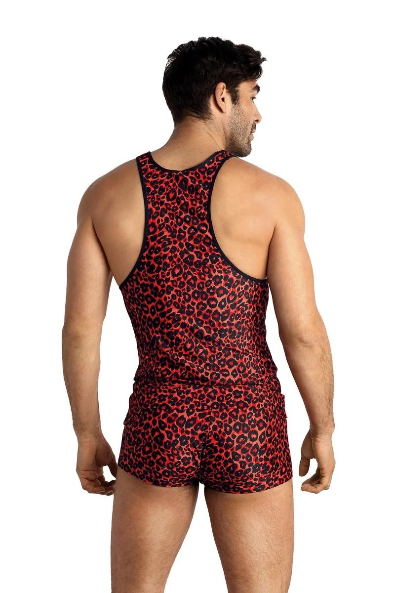 Herren Tank Top 053538 Tribal mit Animal Print von Anais for Men
