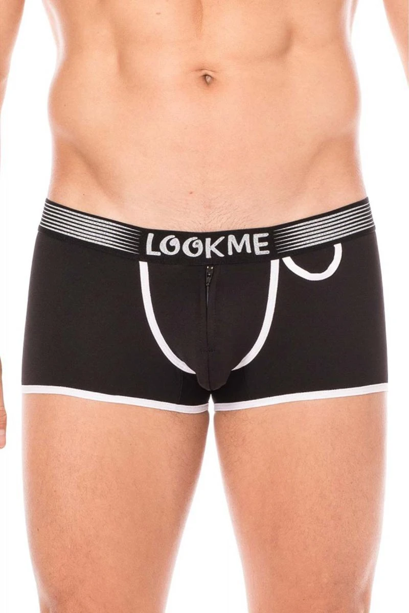 Herren Boxer Short in schwarz 2003-68 von Look Me
