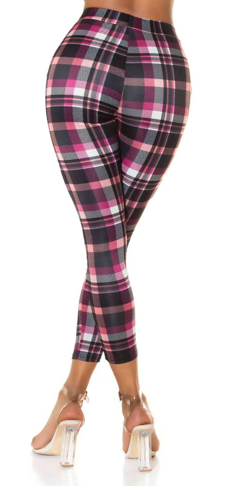 Karo Printed High Waist Business Look Treggings Karo Printed High Waist Business Look Treggings