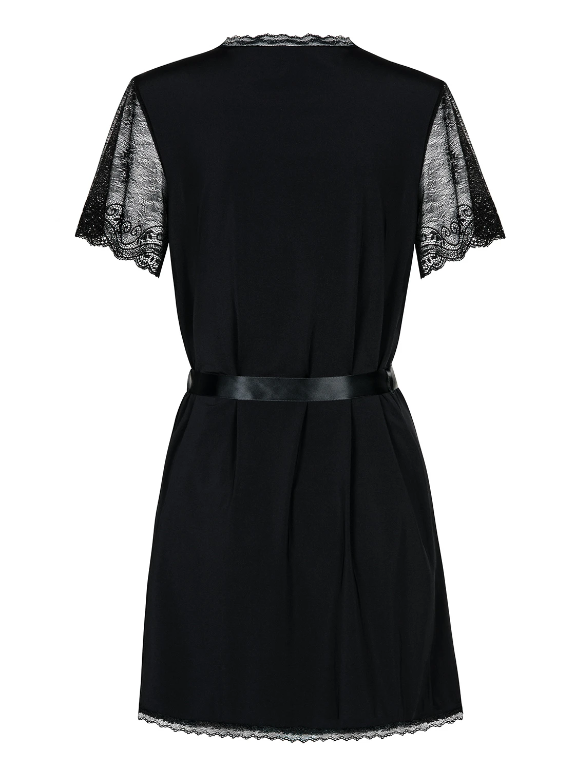 Sexy Robe mit Spitzenärmeln Sexy Robe mit Spitzenärmeln