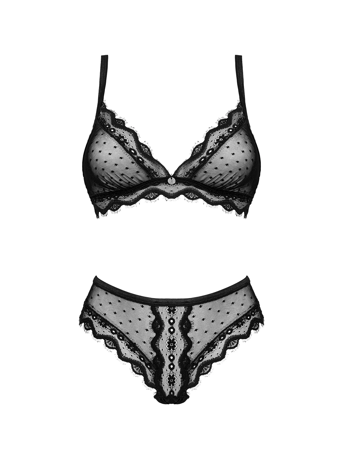 Süßes Dessous Set mit kleinen Punkten von Obsessive