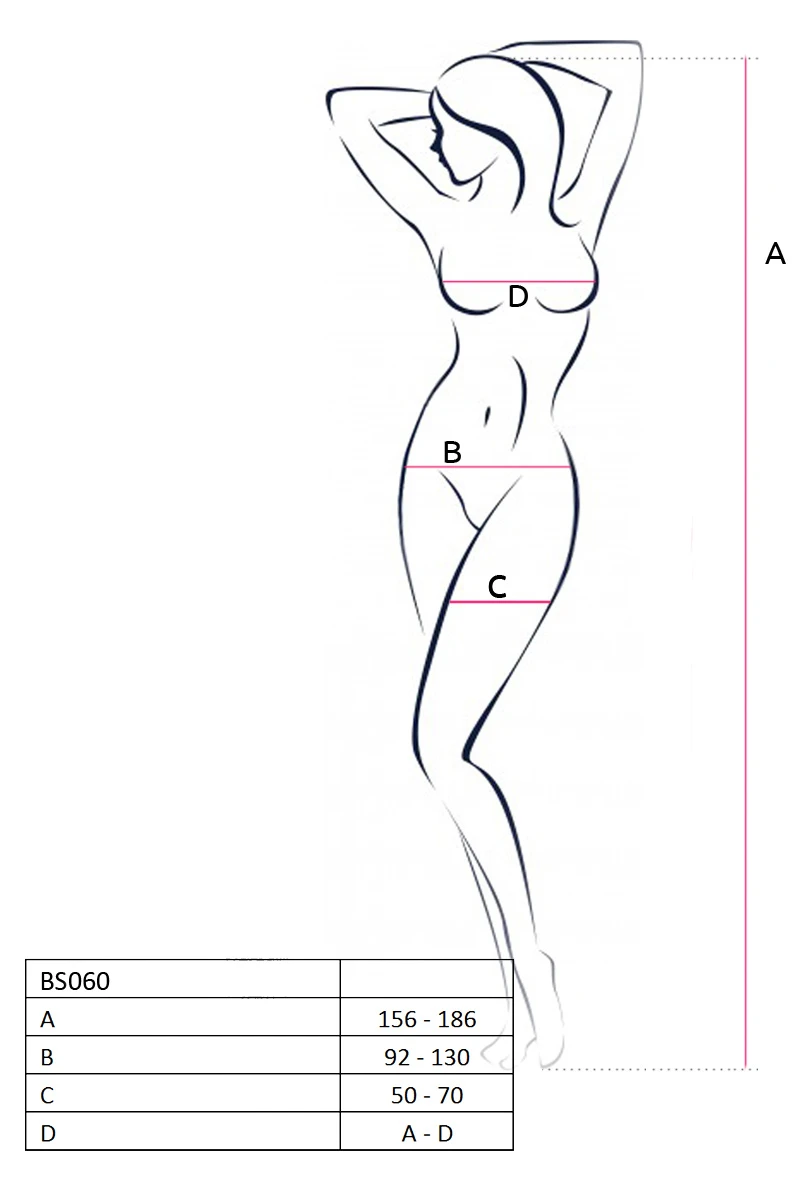 Dehnbarer Bodystocking BS060 von Passion