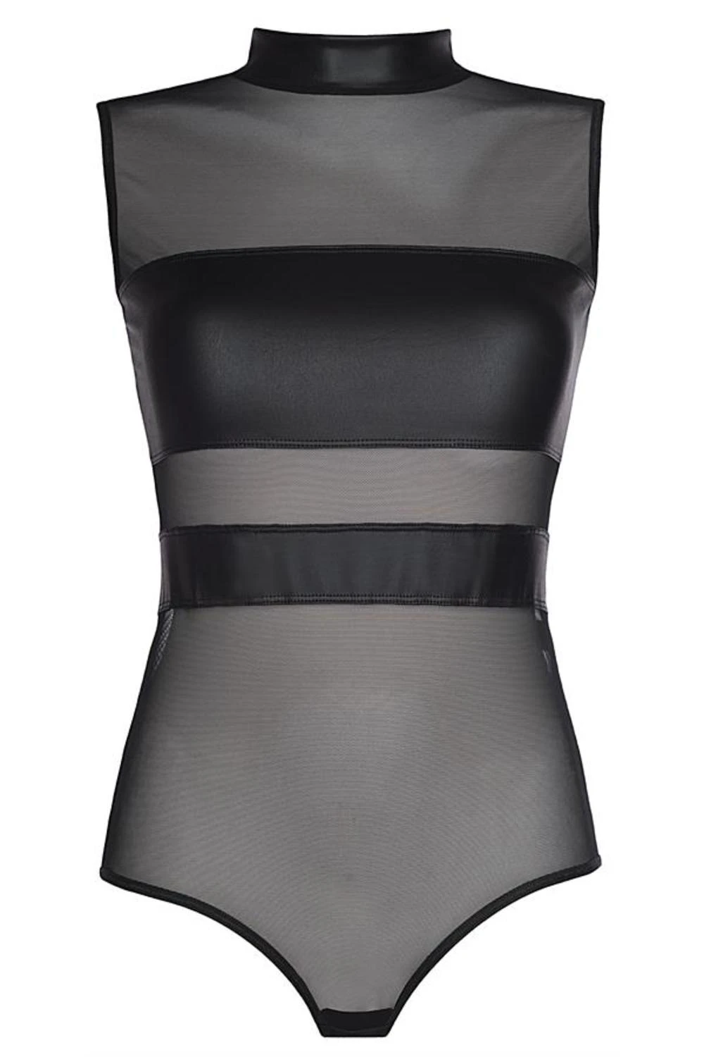 Axami Tüll-Body im Latex-Look