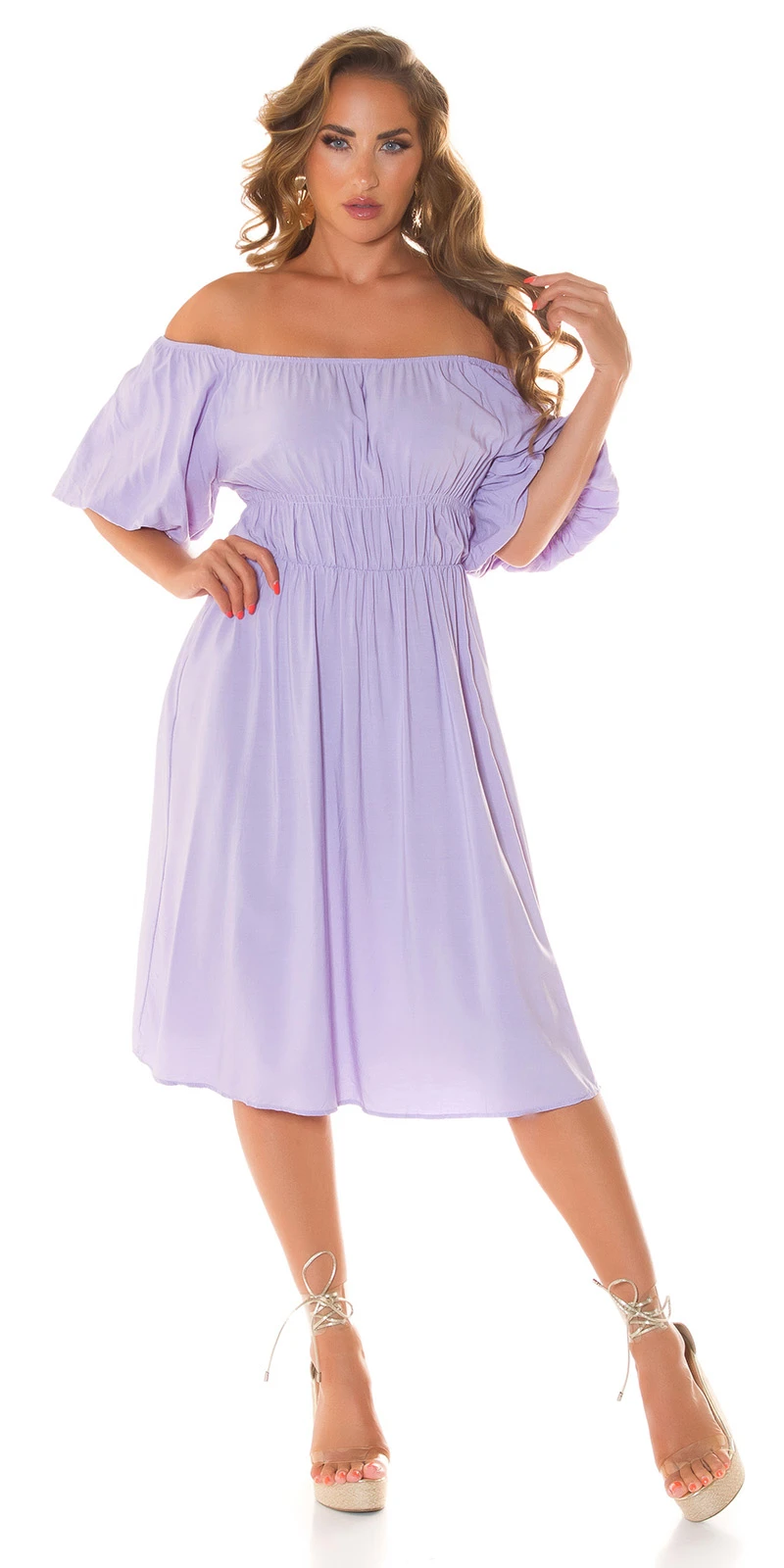 Sexy Koucla Musthave schulterfreies Midikleid Boho Style Sexy Koucla Musthave schulterfreies Midikleid Boho Style