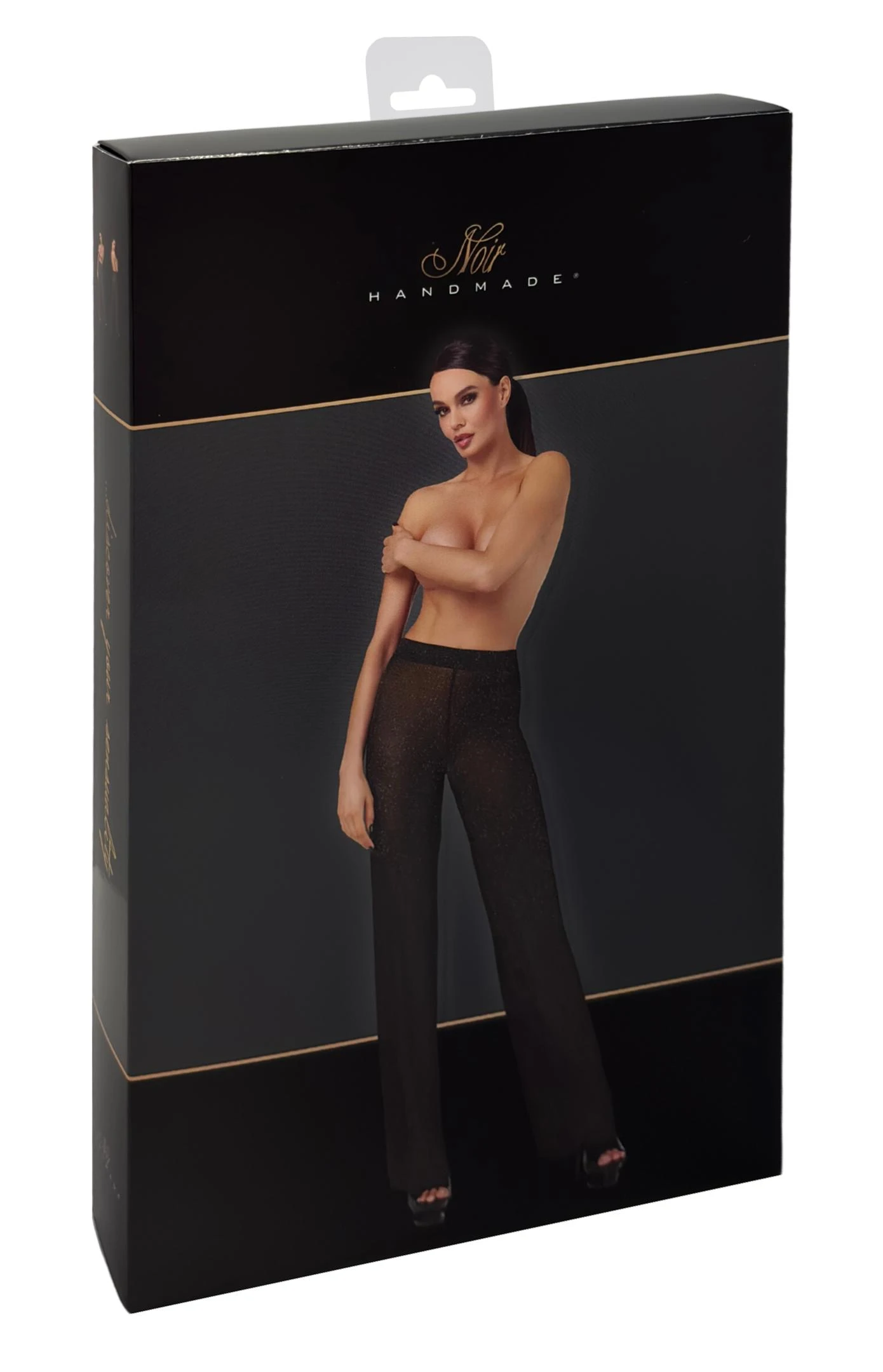 F374 Onyx Sheer Palazzo Hose