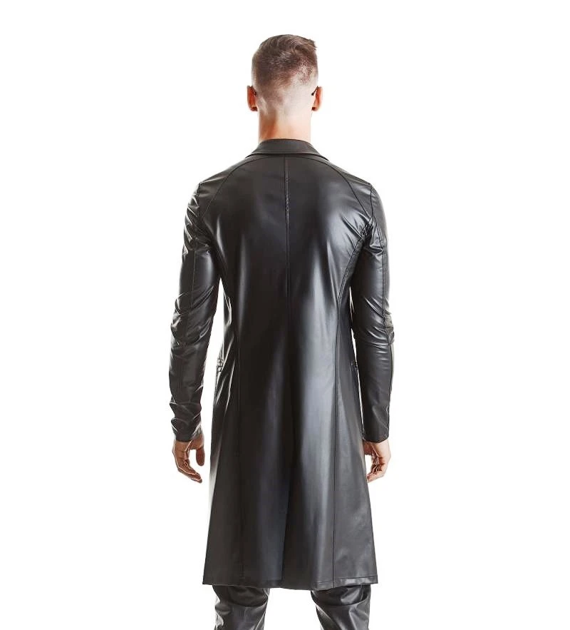 Herren Mantel lang ohne Verschluss von Regnes Fetish Planet