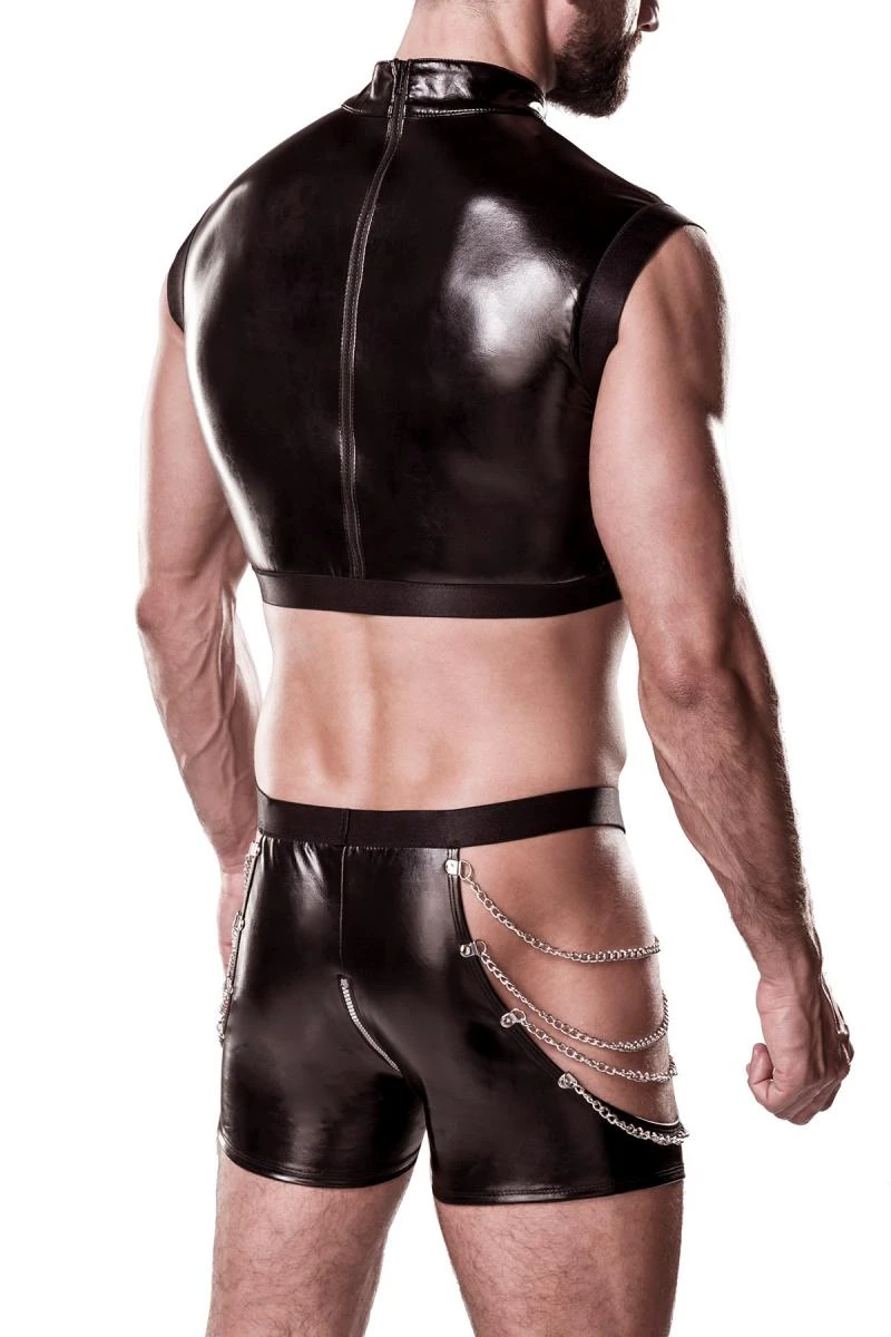 Herren Erotik Outfit in Lederoptik von Grey Velvet