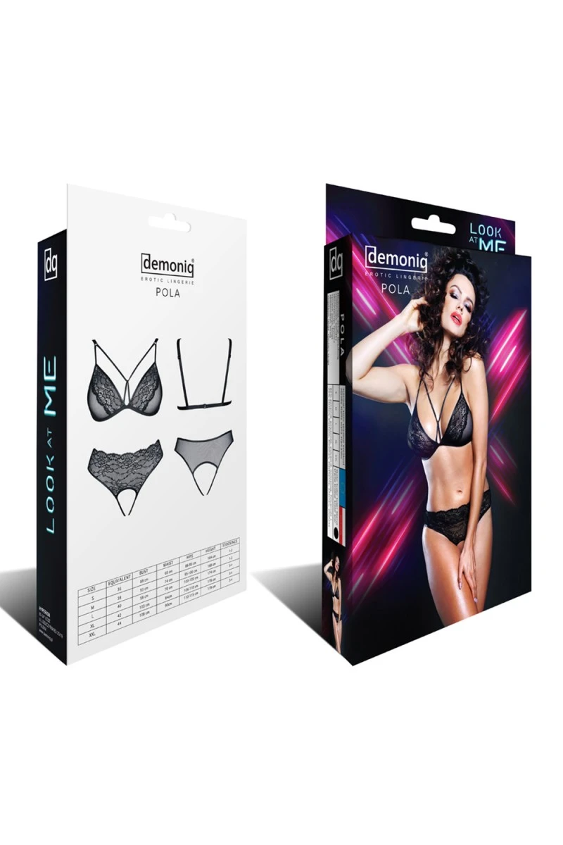 Tüll Dessous Set ouvert Tüll Dessous Set ouvert