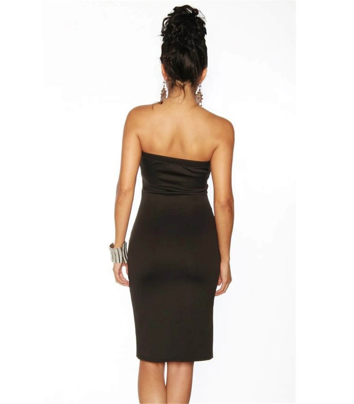 Sexy Club Kleid mit transparenten Streifen von Atixo