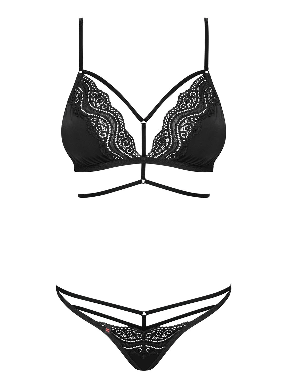 Dessous Set mit Spitzenstring Dessous Set mit Spitzenstring