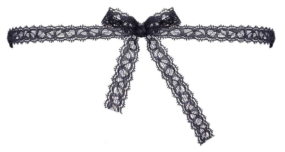 Cottelli ACCESSOIRES: Schwarze Spitzen-Augenmaske mit filigraner Stickerei und hohem Tragekomfort