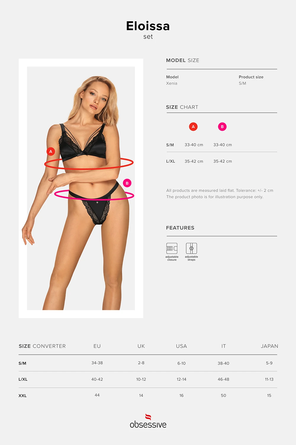Entzückendes Dessous Set mit transparenter Spitze
