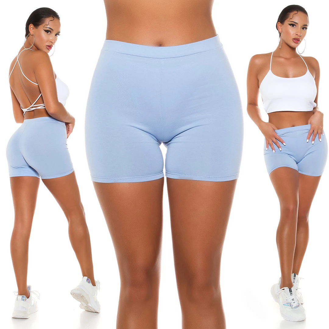 Uni Baumwoll-Stretch Hotpants Leggings Shorts